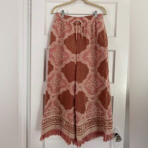 Zimmermann Towel Terry Logo Pant
